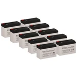 Sigmastek Battery Set Of 10 For Deltec RS21 Ups, Sla Agm Rechargeable 12V 7.5AH New. Price: $158.99.