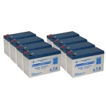 Power-sonic 12V 7AH F2 Battery Compatible With Minuteman ETR700P15 8 Pack New. Price: $159.99.