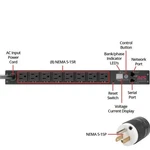 Apc AP7900B Netshelter Switched Rack Pdu 1U 1.4KW 120V 15A 8X Nema 5-15R New!. Price: $700.00.