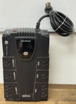 Cyberpower CP600LCD 600VA 340W Supply / Surge Protecter With Battery Used. Price: $49.00.