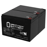 Mighty Max 12V 15AH F2 Battery Replacement For RBC6-SLA6-BTI Ups Pack New. Price: $69.99.