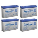 Power-sonic 4 Pack 6V 7AH Sla Replacement Battery For Tripplite RBC69-1U New. Price: $54.99.