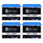 Mighty Max 12V, 50AH, Lithium, Battery Compatible With Clary SP1000SN - 4 Pack New. Price: $479.99.