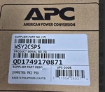 Apc American Power Conversion WSY2CSPS Symmetra PX2 Supply Psu - New. Price: $350.00.