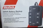 Ultratech 0E-350V6 350VA/255W Battery Backup Compact Ups With Outlets New. Price: $74.99.