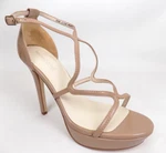 New! Benjaminwalk Touch Ups High Heel Platform Women's Sandals Size 9.5 M, Taupe. Price: $19.50.
