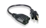 Heavy-duty Power Cord Extension NEMA5-15-P/5-15R Sjt 16AWG 13A 125V 7FT Black New. Price: $23.07.