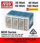 Meanwell Mdr Power Supply Din Rail 20W 40W 60W 100W 12V 15V 24V 48V Dc Brand. Price: $54.88.