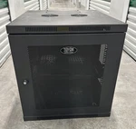 Tripp Lite Wall Mount Rack, Hinged Back, 24.5 In. Deep Ups-depth (SRW12USDP) Used. Price: $299.99.