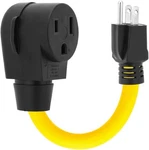 Nema 5-15P To 6-50R Female Adapter Cord,household Plug Yellow+black New. Price: $28.41.