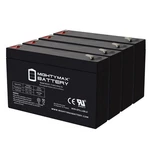 Mighty Max 6V, 9AH, Agm, F2 Battery Compatible With Apc EMC750RM1U - 4 Pack New. Price: $64.99.