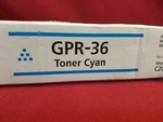 Canon GPR-36 Cyan Toner Cartridge C2020 C2025 C2030 C2220 C2225 C2230 Genuine New. Price: $49.95.