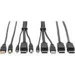 Tripp Lite By Eaton Displayport Kvm Cable Kit - Dp Usb 3.5 Mm Audio (3XM/3XM) + New. Price: $54.08.