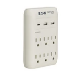 Eaton Tripp Lite SK60C Wall Surge Protector Power Strip & Usb Charger, 6-OU New. Price: $49.47.