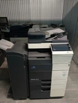 Konica Minolta Bizhub C658 Color Mfp Copier With Finisher Low Meter Used. Price: $2800.00.