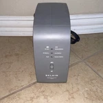 Belkin Battery Backup Gray Open. Price: $30.00.