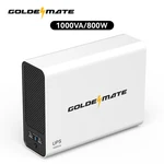 Goldenmate Back-ups 1000VA/800W LIFEPO4 Battery Backup Surge Protector Open. Price: $143.99.