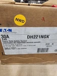 Eaton DH221NGK Fusible 30 Amp 240V Single Phase Disconnect Safety Switch Dented New. Price: $24.95.