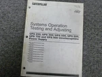 Caterpillar Ups 500 Systems Test Adjusting Shop Service Repair Manual CSE1- Very. Price: $65.53.
