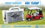 Golf Waterproof Battery Charger 48V A15 Volt Lead Acid Carts New. Price: $57.33.