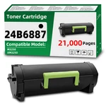 24B6887 High Yield Black Toner Cartridge Compatible For Lexmark XM3250 New. Price: $108.99.