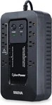 Cyberpower EC550G Ups 550VA Battery Backup 8 Outlets Eco Mode Surge Protection Open. Price: $89.63.