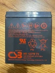 Csb HR1227W F2 Volt Watt Fire Rated Sla Lead Acid Battery Used. Price: $29.99.