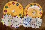 (2) Learning Palette With Lot Of 4 Math Fractions Card Set Used. Price: $29.00.