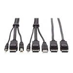 Tripp Lite P783006DP 6FT Dual Displayport Kvm Cable Kit 4K New. Price: $56.45.