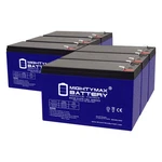 Mighty Max 12V 9AH Gel F2 Battery Replaces Minuteman 750I, MBK750E - 6 Pack New. Price: $139.99.