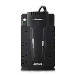 Cyberpower CP425SLG-R 425VA 255W 8-OUTLET Battery Backup Surge Protector Used. Price: $44.99.