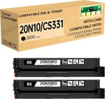20N10K0 Black Toner Cartridge For With Lexmark CS331DW / CX331ADWE CX431ADW New. Price: $184.49.