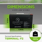 Apc Back-ups BE550R RBC17 Replacement Battery 12V 9AH Sla High-rate Power New. Price: $25.95.
