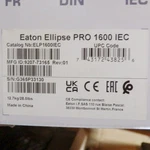 Eaton ELP1600IEC Ellipse Pro Ups Open. Price: $400.00.