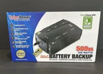 Cyberpower Battery Backup Ups 8 Outlets Standby 500VA/300W New. Price: $39.99.