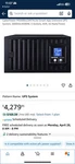 Cyberpower Systems (usa), Inc. PR5000LCDRTXL5U Smart App 5000VA Rm 208V L6-30 New. Price: $3999.00.