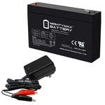Mighty Max 6V 9AH F2 Battery Replaces Cyberpower PR750LCDRM1U + Charger New. Price: $34.99.