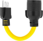 Nema 5-15P L14-30R Female Power Adapter Cord,household Yellow+black New. Price: $24.64.