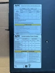 Apc SRT3000RMXLA-NC, 3KVA, Rackmount 2U, 120V, 8X 5-50R+1X L5-30R Nema Outlets Used. Price: $1000.00.