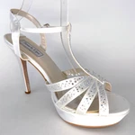 New! Touch Ups Andie Platform Heels Sandals Women's Shoes Size 10.0 White Satin. Price: $17.25.