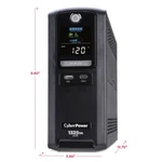 Cyberpower 10-OUTLET 1325VA Battery Back-up System W/ Lcd Display New. Price: $169.99.